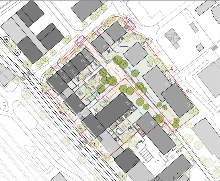 Der Gestaltungsplan Pestalozzistrasse Wetzikon mit Freiraumkonzept.